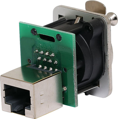 Modular RJ Connector RJ45 Chassis Socket Cat5e NE8FDP 8P8C P0834