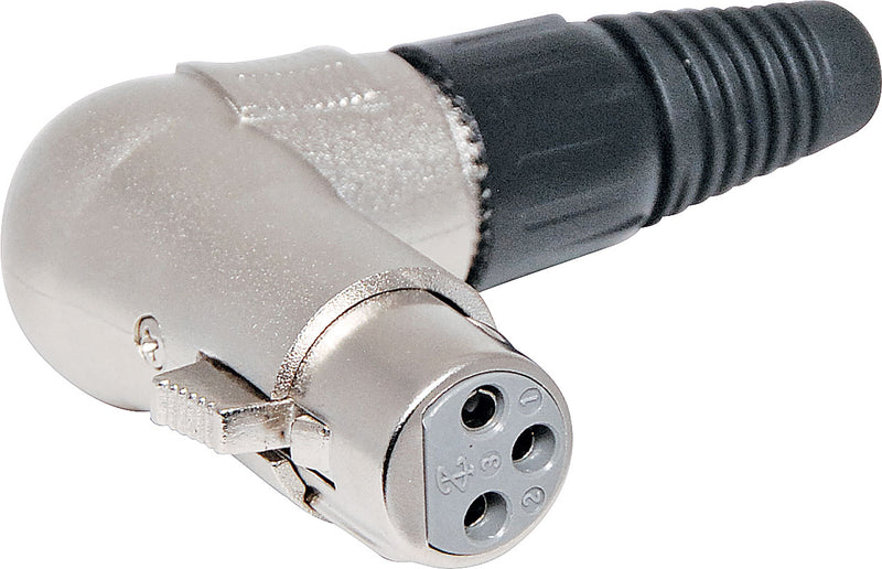 XLR Line Connector 3 Pin Female 90° P0859