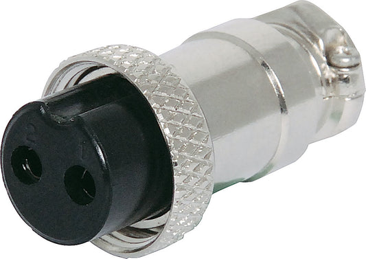 Microphone Connector 2 Pin Female Line P0948