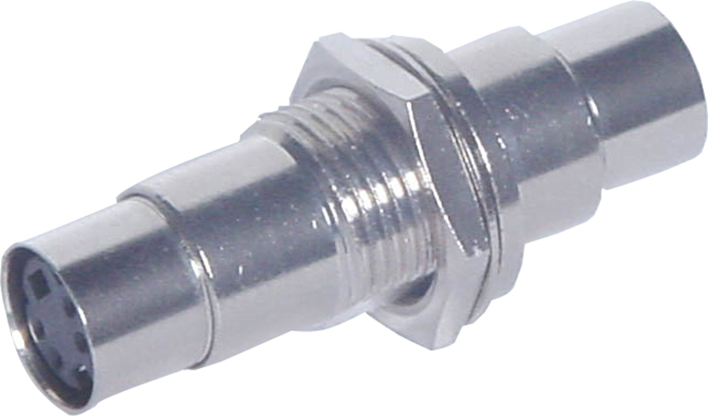 Circular Connectors4 Pin Back To Back Panel Mount Mini DIN SVHS Socket P1100