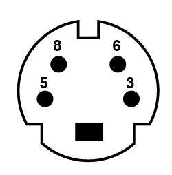 Circular Connectors 4 Pin PCB Mount Mini DIN SVHS Socket P1104