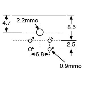 Circular Connectors 4 Pin PCB Mount Mini DIN SVHS Socket P1104