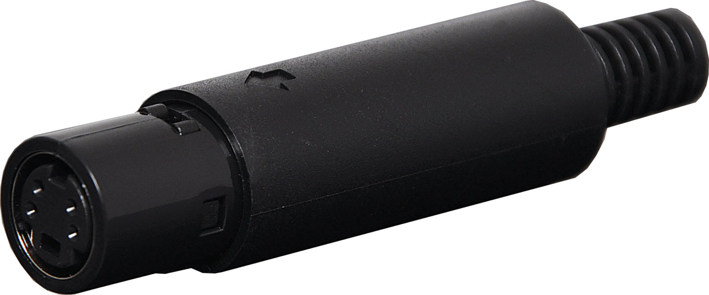 Circular Connectors 4 Pin Line Mini DIN Socket P1114