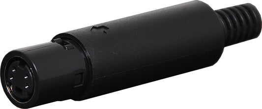 Circular Connectors 4 Pin Line Mini DIN Socket P1114