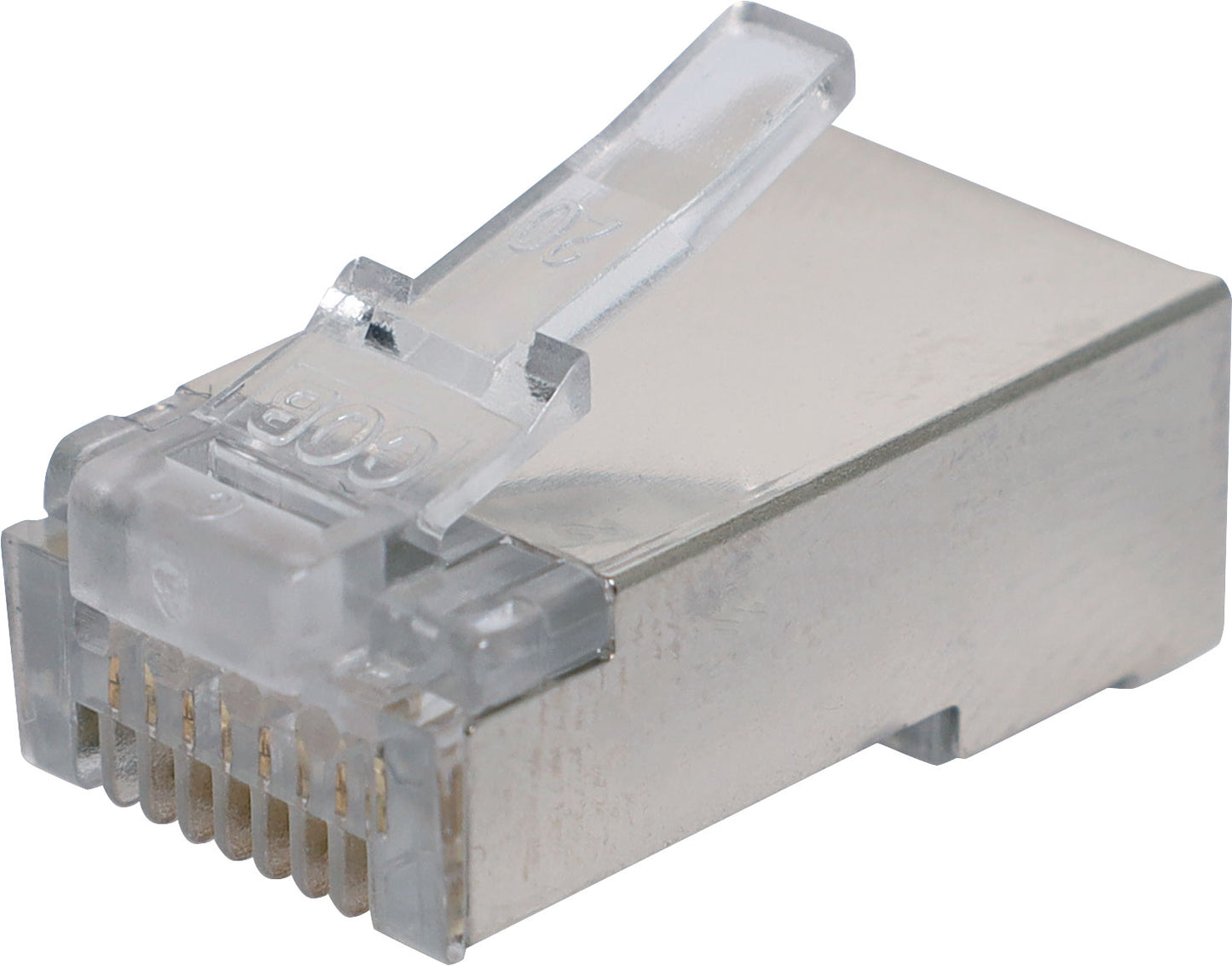 Modular RJ Connector RJ45 Modular Plug Cat5e Shielded (Suit Solid Cable) 8P8C P1382