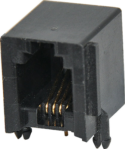 Modular RJ Connector RJ10 4P4C Modular Socket Low Profile PCB Mount P1422