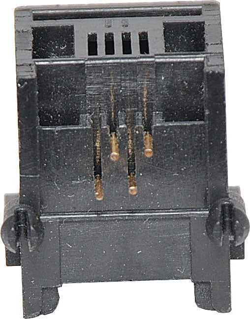 Modular RJ Connector RJ10 4P4C Modular Socket Low Profile PCB Mount P1422