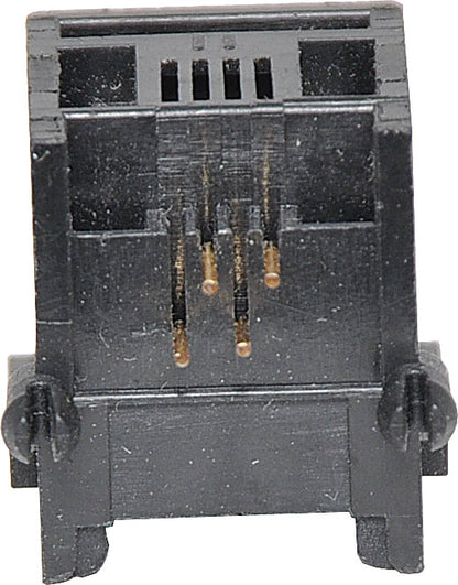 Modular RJ Connector RJ10 4P4C Modular Socket Low Profile PCB Mount P1422