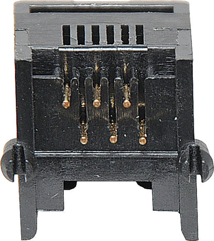 Modular Socket 6P6C RJ12 Low Profile PCB Mount P1425