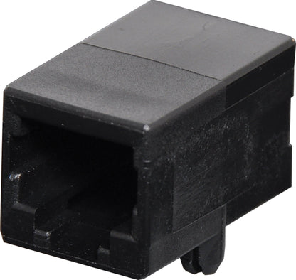 Modular Socket 6P4C RJ14 Low Profile Enclosed PCB Mount P1434