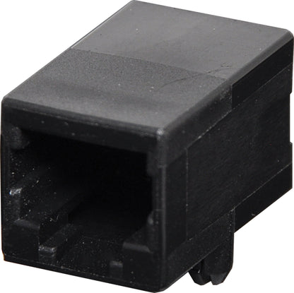 Modular Socket 6P6C RJ12 Low Profile Enclosed PCB Mount P1435