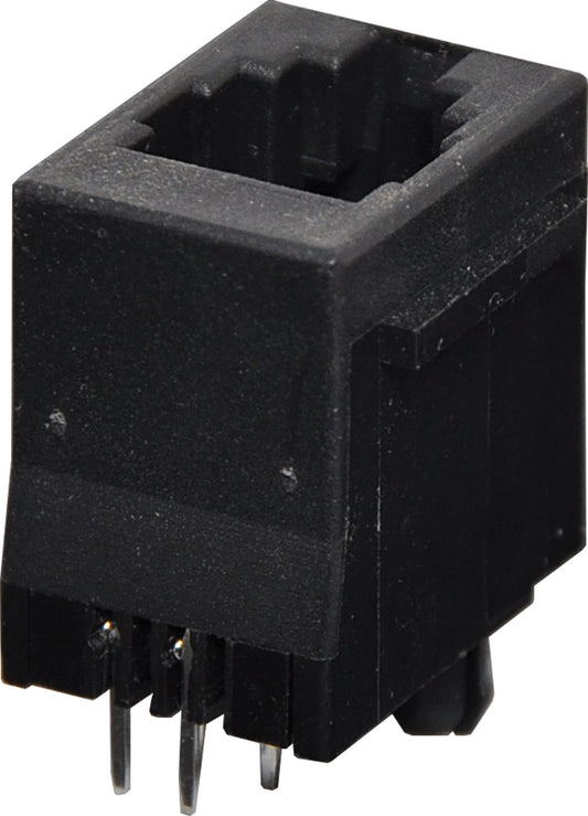 Modular RJ Connector RJ10 4P4C Modular Socket Top Entry PCB Mount P1462