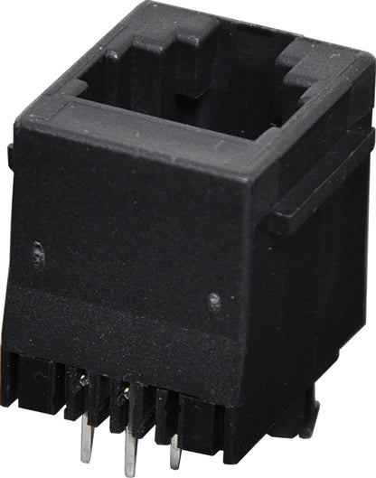 Modular Socket 6P4C RJ14 Top Entry PCB Mount P1464