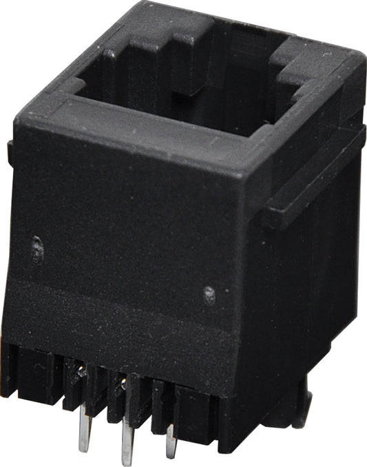 Modular Socket 6P4C RJ14 Top Entry PCB Mount P1464