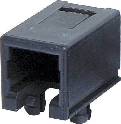 Modular RJ Connector RJ10 4P4C Modular Socket Surface Mount P1472