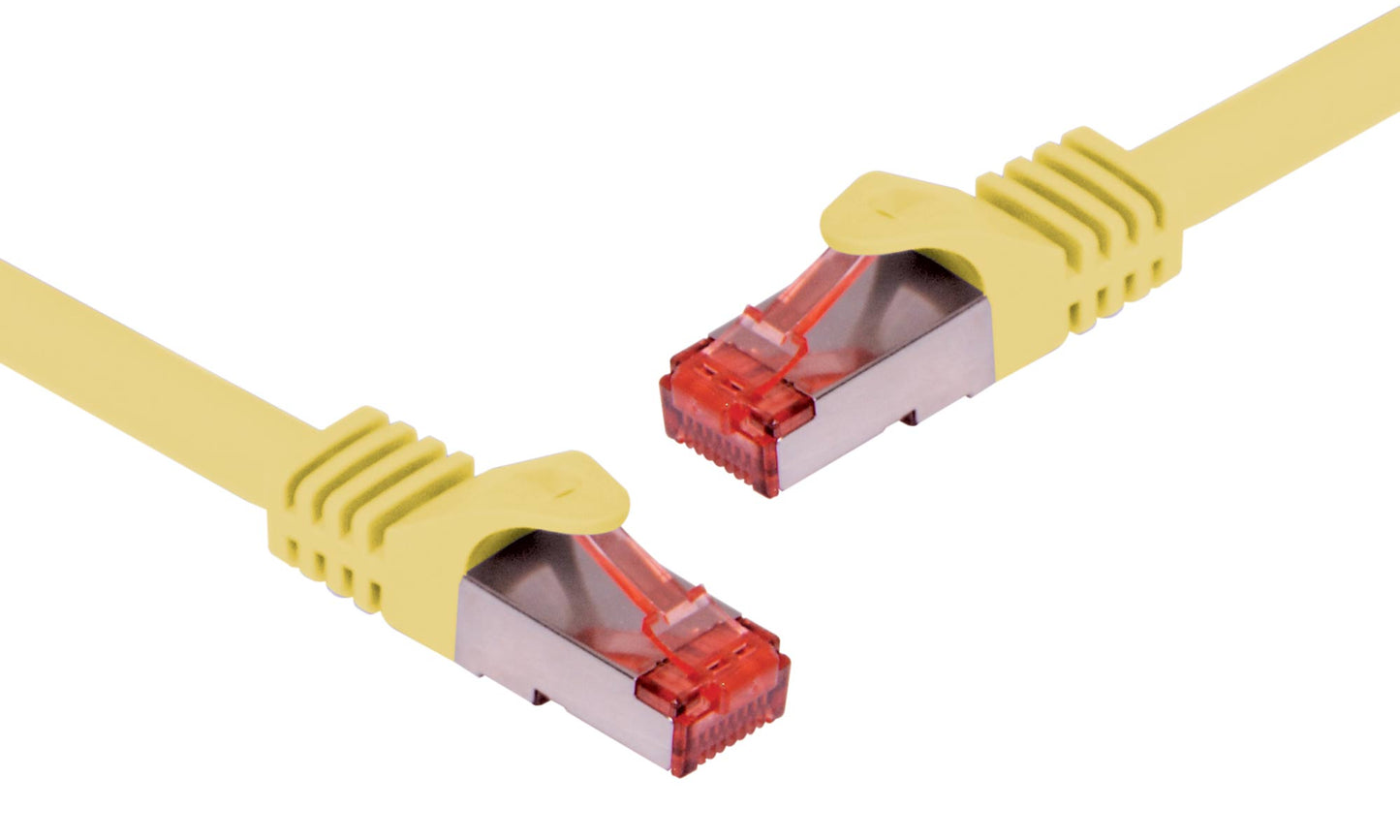 Ethernet Patch Cable Cat6a SSTP Yellow 1m P1653A