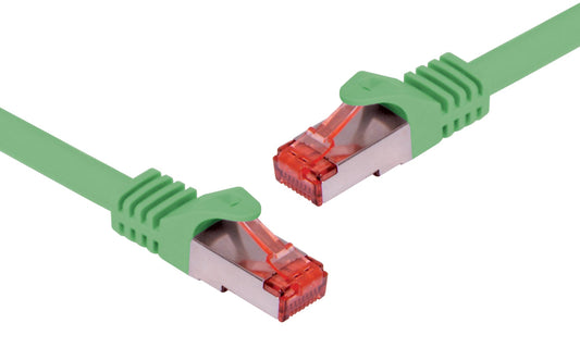 Ethernet Patch Cable Cat6a SSTP Green 5m P1674A