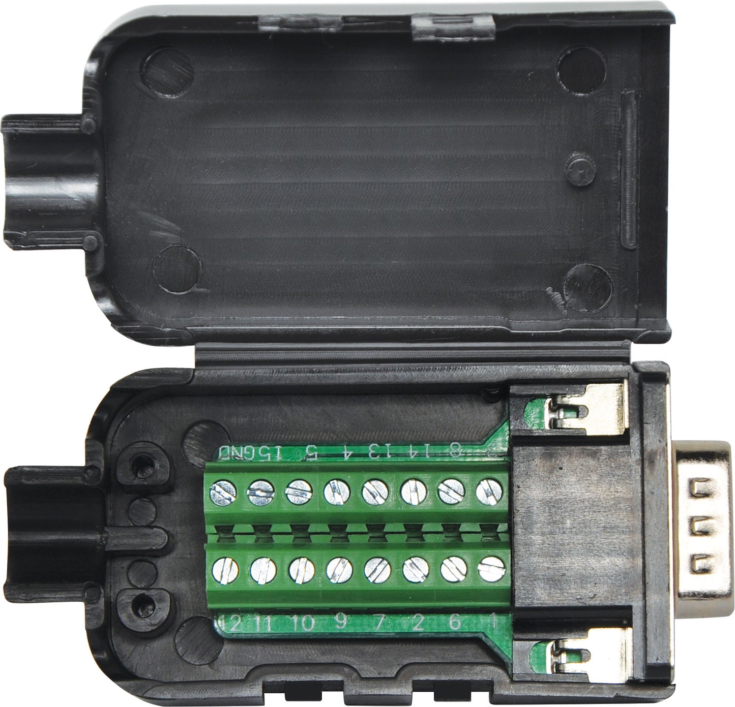 D-Sub Connector DE15 Male Plug to Terminal Block Breakout P1693
