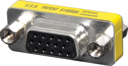 D-Sub Connector DE15 High Density Female to Female Gender Changer P1724