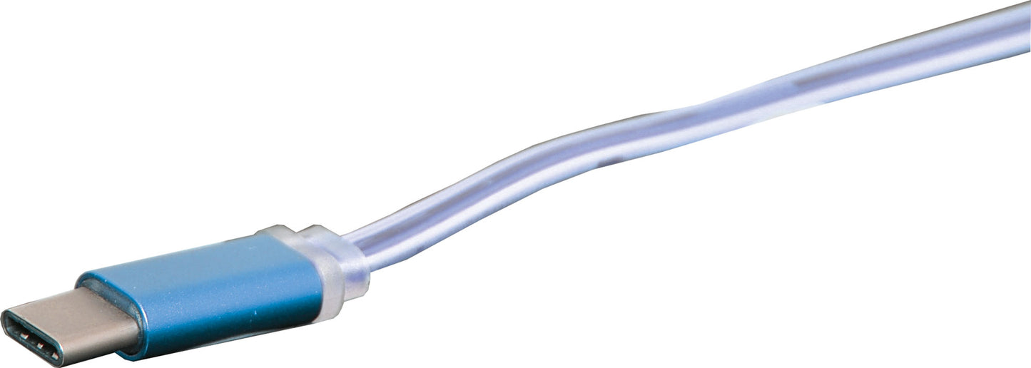 USB Charging LED USB A-C Retractable Lead P1894