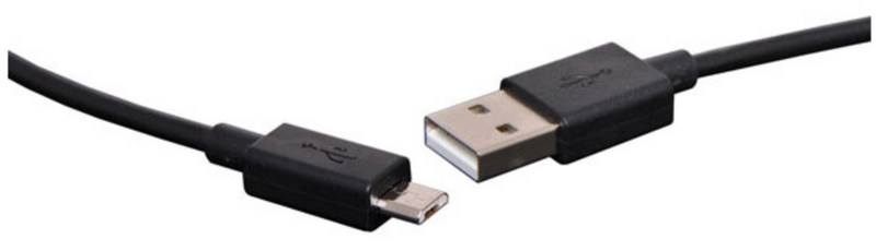 USB Charge Cable A Male to Micro B Male USB 2.0 (3A) 0.75m  P1906A