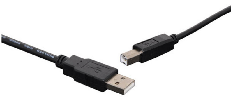 5m A Male To B Male USB 2.0 Cable Black P1916C