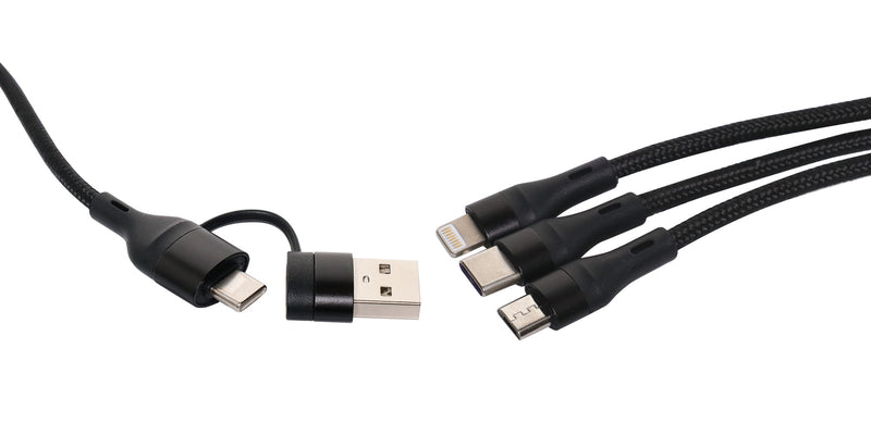 Charging Cable USB To Lightning / Micro / Type C 1.2m P1946A