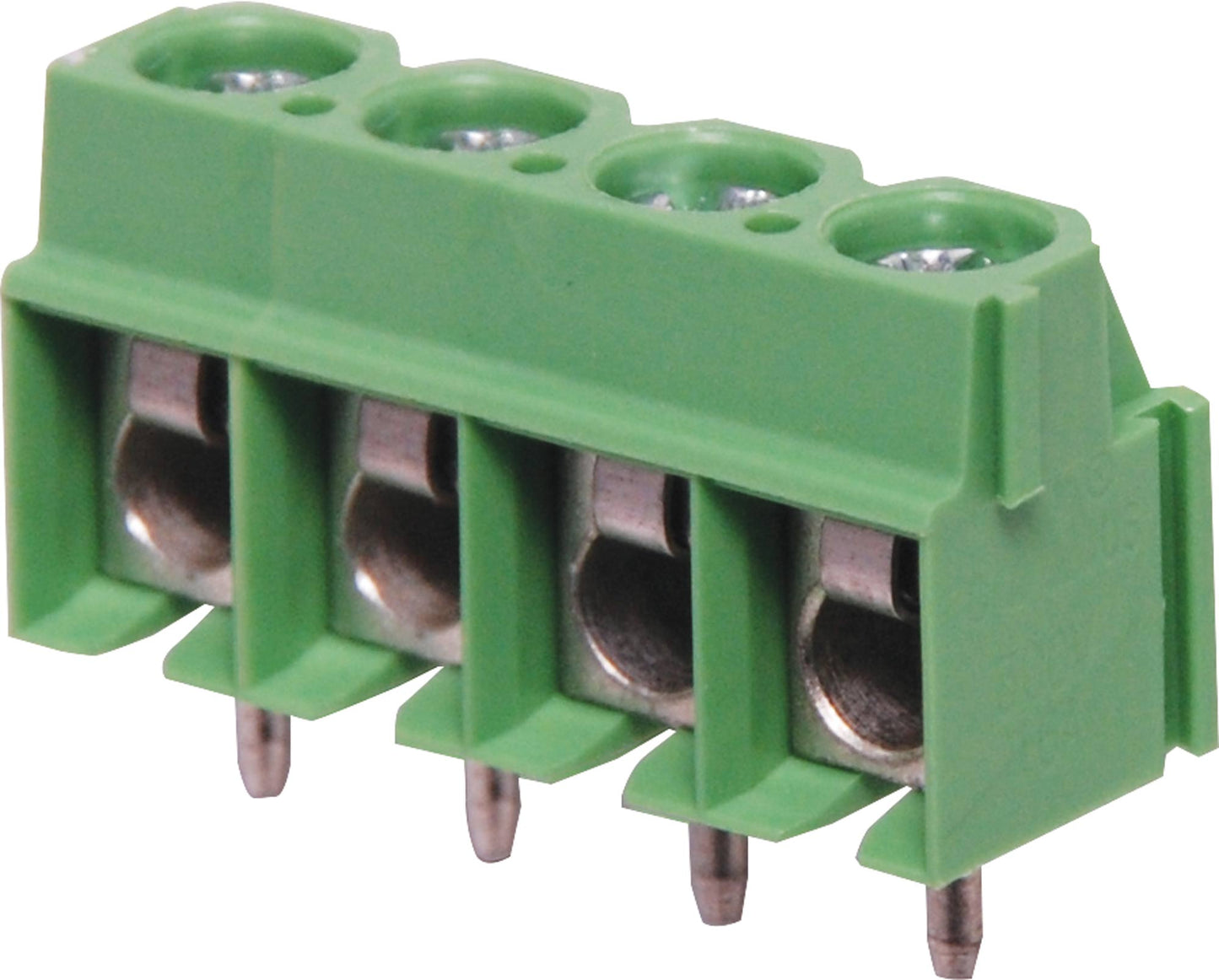 Screw Terminal 4 Way 5mm Mini PCB Mount Terminal Block P2024A