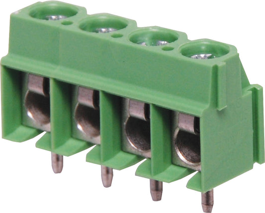 Screw Terminal 4 Way 5mm Mini PCB Mount Terminal Block P2024A