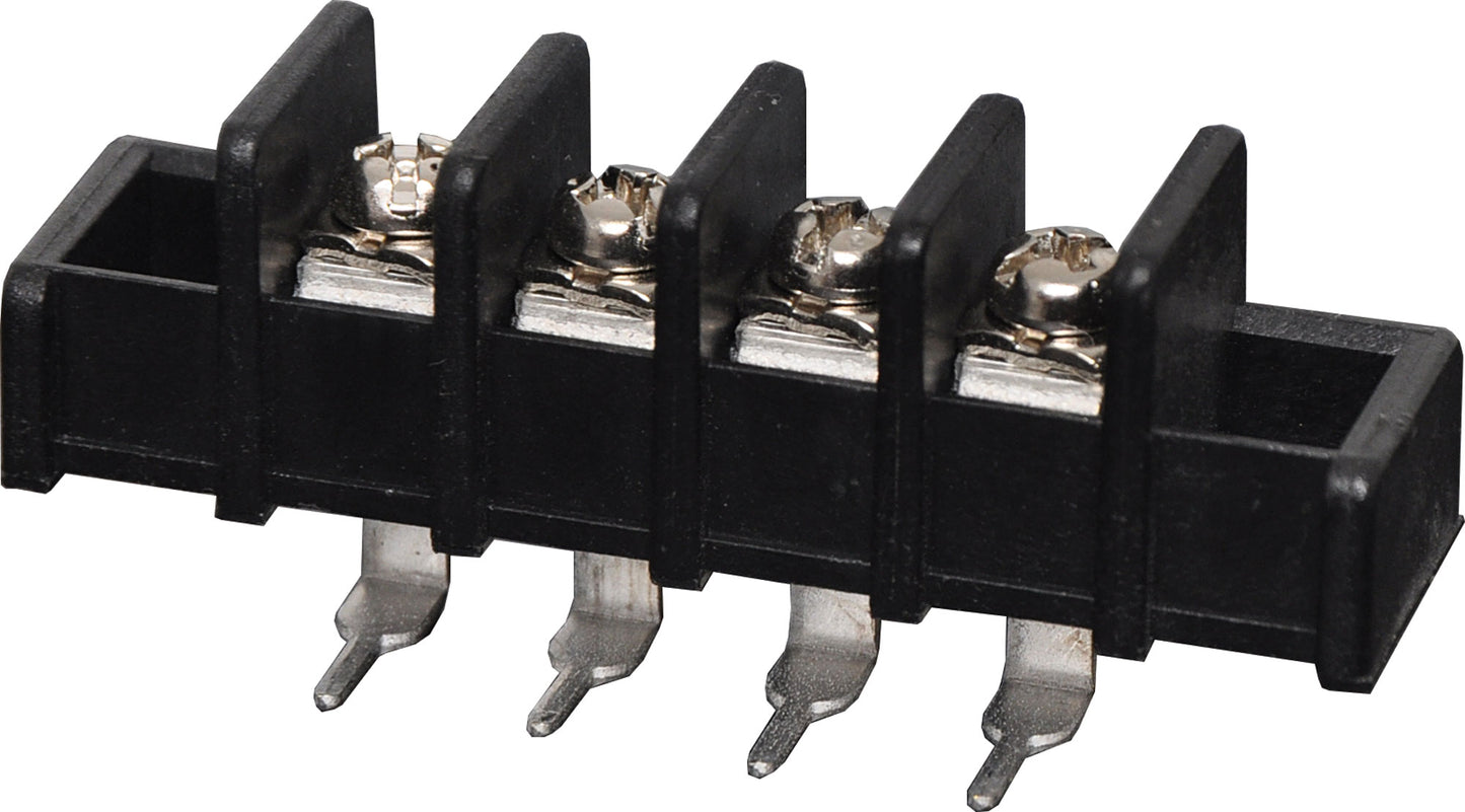 Screw Terminals  4 Way Right Angle PCB Mount Terminal P2080