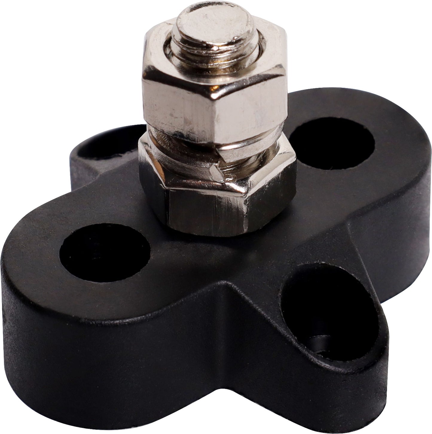 DC Power Connectors Single M8 Power Distribution Post Black P2173A