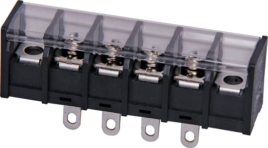 Screw Terminals 4 Way Barrier Terminal With Cover P2204