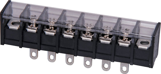Screw Terminal 6 Way Barrier Terminal With Cover P2206