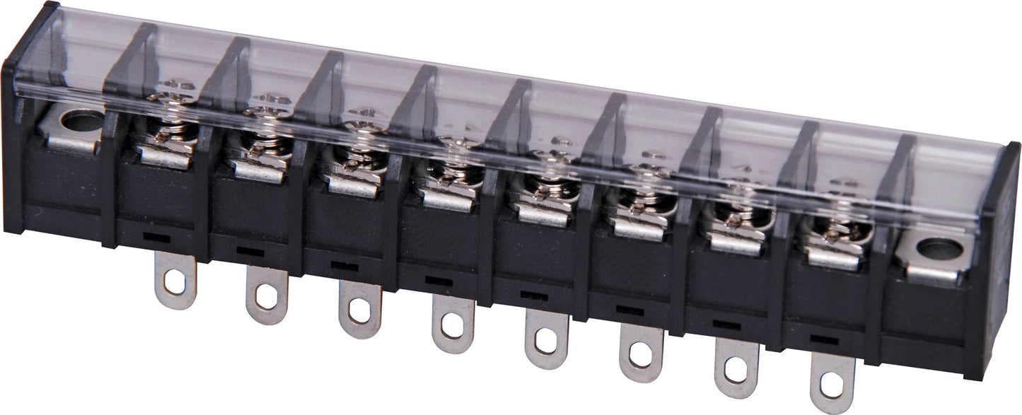 Screw Terminals 8 Way Barrier Terminal With Cover P2208