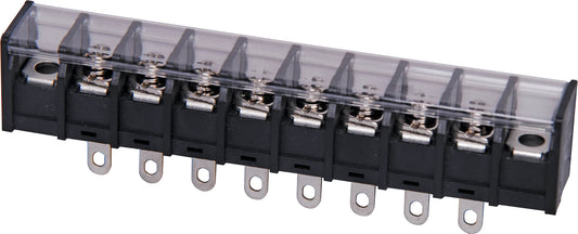 Screw Terminals 8 Way Barrier Terminal With Cover P2208