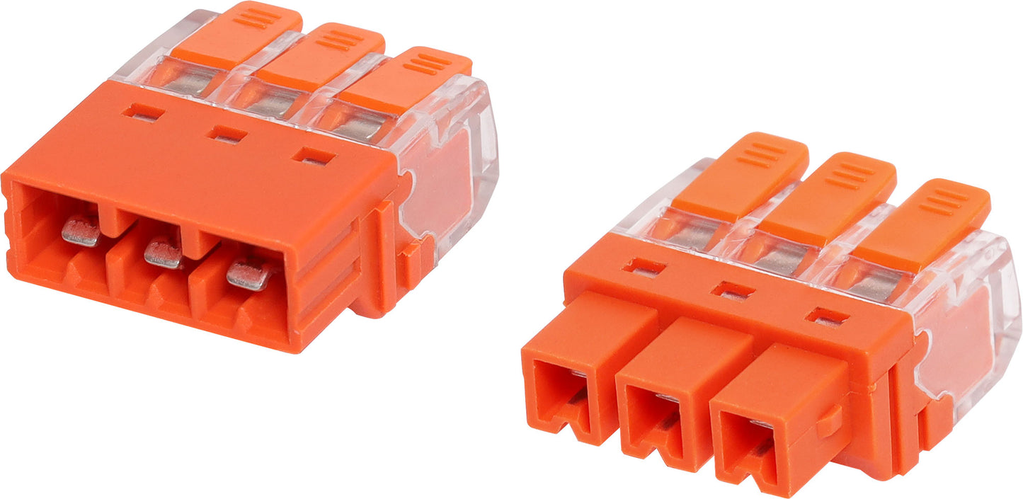 Screw Terminals 3 x 3 Way Joiner Splicing Pluggable Terminal Block P2261
