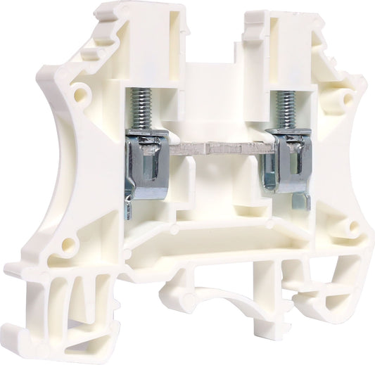 DIN Rail Terminal 20A 2.5mm White P2394