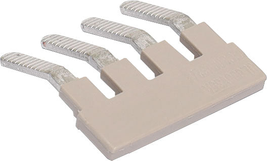 Screw Terminals 4 Way Insertion Bridge For 4mm DIN Rail Terminals P2444