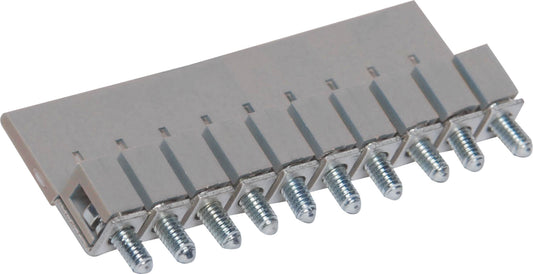 Screw Terminals Shorting Link For 45A DIN Rail Terminals Grey P2462