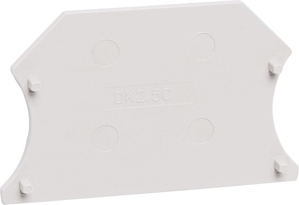 Screw Terminal End Cap For DIN Rail Terminals P2472