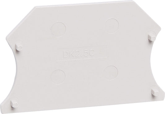 Screw Terminal End Cap For DIN Rail Terminals P2472