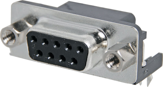 D-Sub Connector DE9 Female PCB Mount 90 Deg. P3030