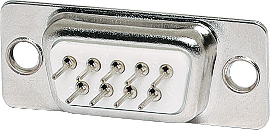 D-Sub Connector DE9 Female PCB Mount P3050