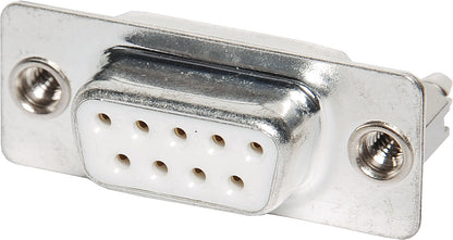 D-Sub Connector DE9 Female PCB Mount With Board Locks P3053