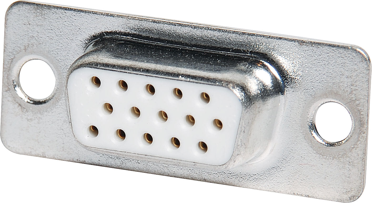 D-Sub Connector DE15 High Density Female Solder Cup P3080