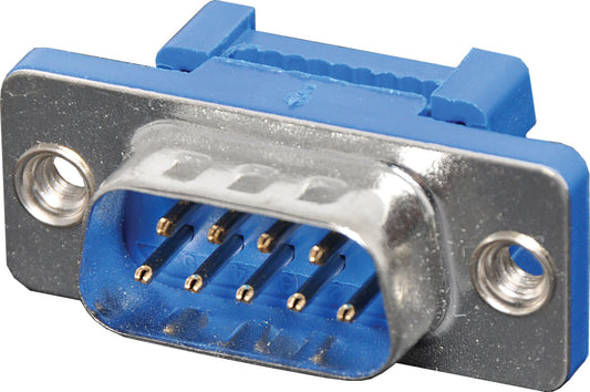 D-Sub Connector DE9 Male with IDC Termination Metal Version P4122