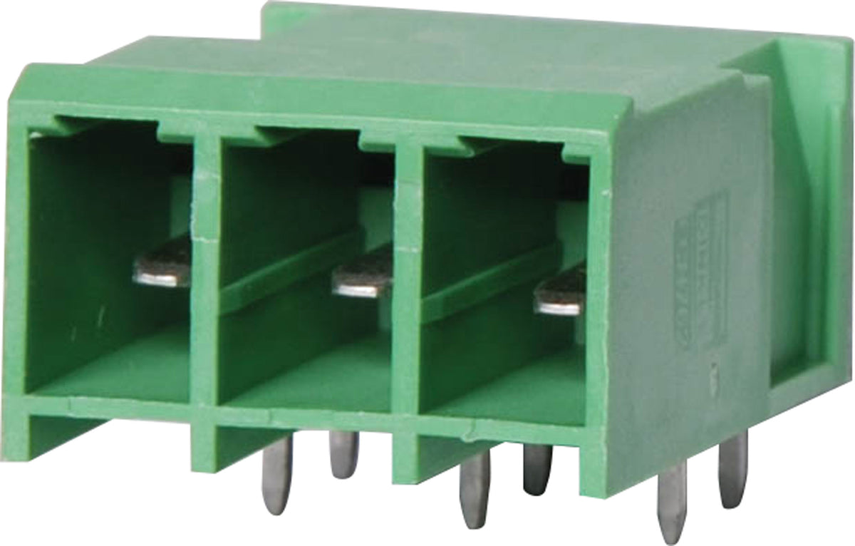 Header Plug Socket Pluggable Headers 3 Way 7.62mm Horiz PCB Mount Pluggable Socket P4343 ...
