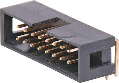 Pluggable Headers 16 Pin Right Angle PCB Mount Boxed Header P5066