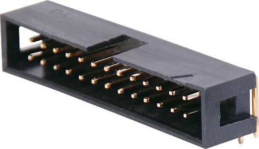 Pluggable Headers 26 Pin Right Angle PCB Mount Boxed Header P5076