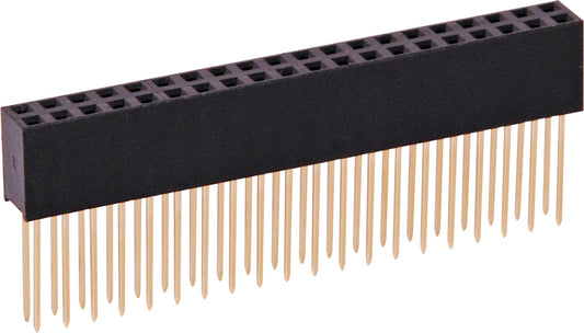 Headers & Shunts 2 X 20 Pin 11mm Stackable Header Socket P5387